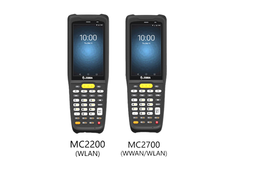 Zebra  MC2200 和 MC2700 移動數據終端