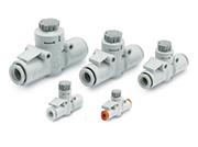 帶快換接頭的速度控制閥直通型AS